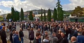 Raduno di Predappio, oltre mille nostalgici del fascismo ricordano la marcia su Roma