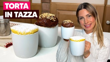 TORTA IN TAZZA: pronta in meno di 10 minuti!