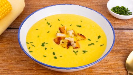 ZUPPA DI MAIS: il piatto cremoso e molto nutriente!