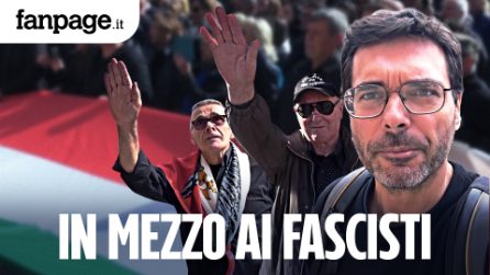 A Predappio tra Mussolini e saluti nazisti: "Leggi razziali, prima gli italiani poi tutti gli altri”