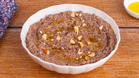 PESTO AL RADICCHIO: con le mandorle e i pinoli ha un gusto irresistibile!