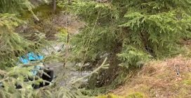 Scuolabus esce di strada in Valtellina e precipita in un torrente: feriti 4 studenti e il conducente