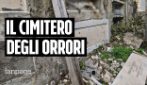 Cimitero di Poggioreale, a Napoli i defunti tra incuria e macerie non trovano pace neanche da morti