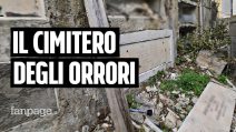 Cimitero di Poggioreale, a Napoli i defunti tra incuria e macerie non trovano pace neanche da morti