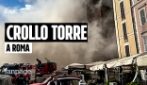Crollo della Torre dei Conti a Roma, il prefetto: "Stiamo lavorando per l'operaio sotto le macerie"