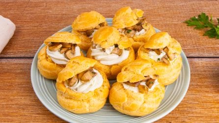 Bignè ai funghi: preparali per un antipasto da leccarsi i baffi!