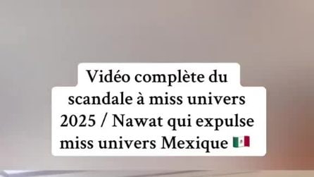 La protesta delle concorrenti di Miss Universo 2025