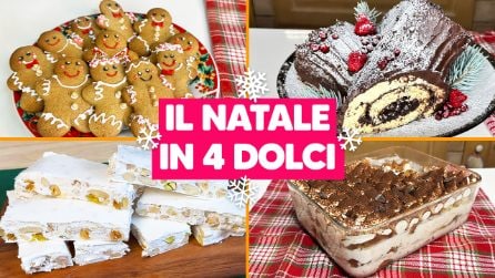 4 DOLCI DI NATALE FACILISSIMI!