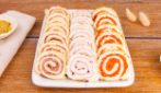 GIRELLE DI PANCARRÈ: gli irresistibili antipasti dai vari gusti, ci metti pochissimo a prepararli!