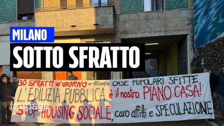 Milano, famiglie sotto sfratto: 