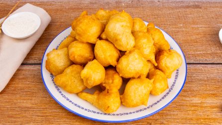 FRITTELLE SALATE: croccanti fuori e morbide dentro!