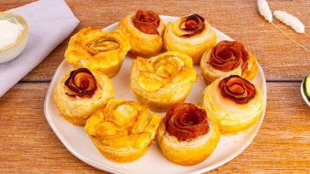 ROSE DI PASTA SFOGLIA: sfiziosissime per un antipasto semplice e originale!