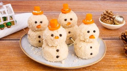 PUPAZZI DI NEVE SALATI: divertenti e sfiziosi da servire alla tavola di Natale!