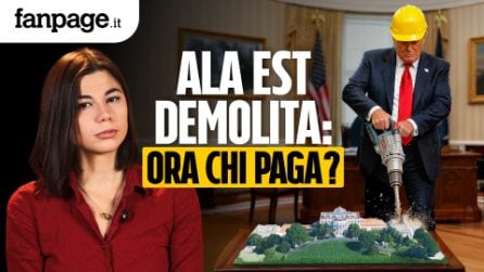 Trump demolisce la Casa Bianca! Al posto dell'Ala Est una sala da ballo di 300 milioni. CHI PAGA?