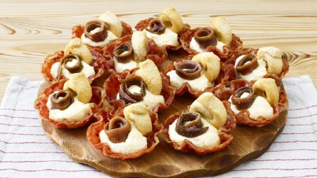 SALAMI BASKETS: they're super delicious, they'll make your guests happy!