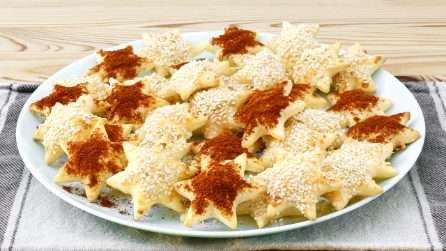 STELLINE DI PASTA SFOGLIA: porta in tavola questi semplici ma strepitosi stuzzichini!