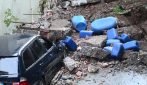 Maltempo Liguria, crolla muro contenimento a Genova Pegli