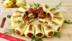 GHIRLANDA DI WÜRSTEL: un centrotavola stuzzicante per il tuo cenone di Natale!