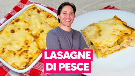 Lasagne di pesce: cremose e saporite