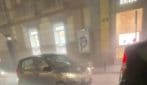 Maltempo a Napoli, violenta grandinata e tempesta di fulmini su tutta la città