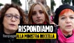 Il corteo di Non una di meno risponde alla ministra Roccella: "In Svezia più sostegni e denunce"