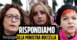 Il corteo di Non una di meno risponde alla ministra Roccella: "In Svezia più sostegni e denunce"