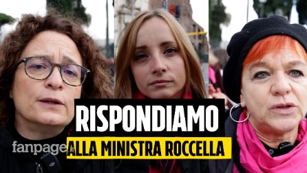 Il corteo di Non una di meno risponde alla ministra Roccella: "In Svezia più sostegni e denunce"