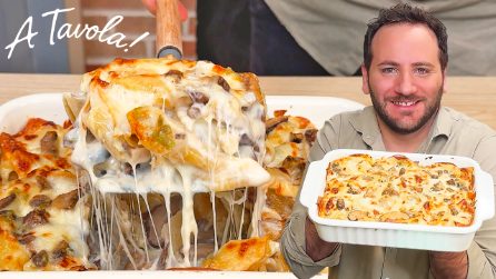 PASTA AL FORNO AI FUNGHI