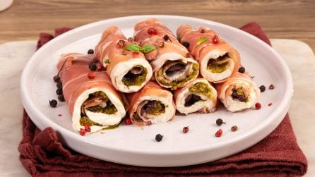 INVOLTINI DI PROSCIUTTO CRUDO: un antipasto veloce, sfizioso e senza cottura!