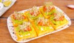 PUFF PASTRIES WITH SALMON AND AVOCADO: a delicate and tasty appetizer!