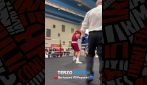 La prima vittoria di Lorenzo Berlusconi nella boxe federale a Savona, presenti i genitori