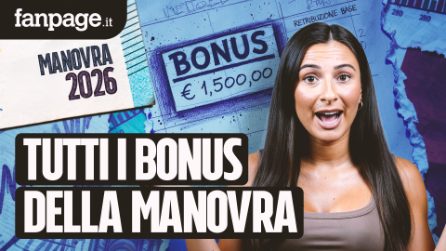 Manovra, tutti i bonus in arrivo nella prossima legge di bilancio: quali saltano e quali restano