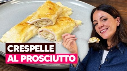 CRESPELLE AL PROSCIUTTO: cremose e super filanti!