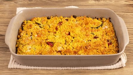VEGETABLE CRUMBLE: A healthy dish that will make everyone happy at the table!