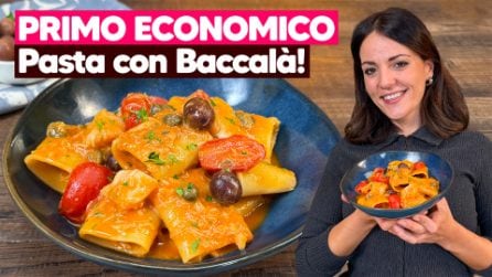 Pasta con il Baccalà: un primo economico per le feste!