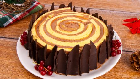 CHRISTMAS LOG SWIRL: the spectacular dessert to make at Christmas!
