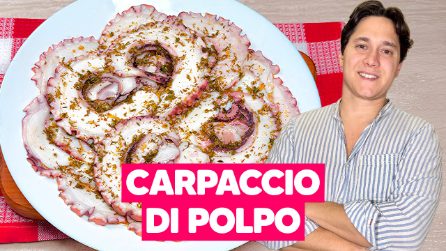 Carpaccio di polpo facile e squisito
