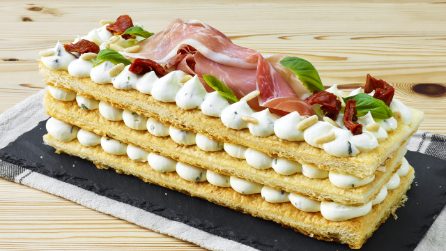 SAVORY MIILE-FEUILLE: super tasty for a special appetizer!