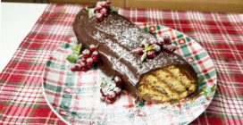 Quick no-bake LOG CAKE: easy and extra tasty!