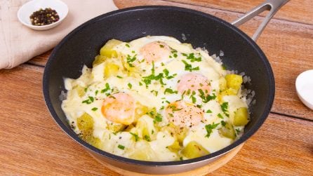 UOVA E PATATE IN PADELLA: una ricetta veloce e gustosa!