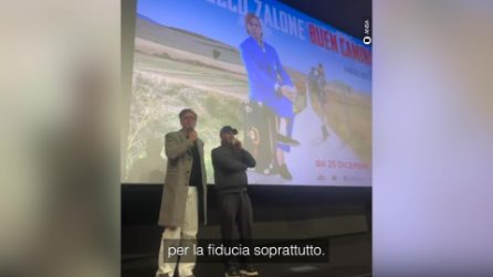 Checco Zalone irrompe in sala durante Buen Camino: "Imbarazzato, nessuno ha pagato il biglietto”