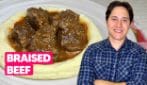Braised beef