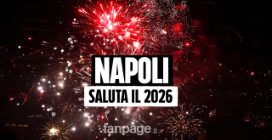 Capodanno 2026 a Napoli, fuochi d'artificio in tutta la città per salutare il 2025