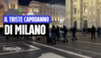 Il triste capodanno di Milano: piazza Duomo deserta già poco dopo la mezzanotte
