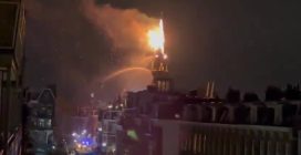 Incendio a Capodanno distrugge la chiesa Vondelkerk di Amsterdam