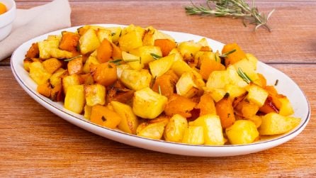 PATATE E ZUCCA AL FORNO: il contorno semplice e gustoso!