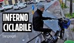 Viaggio nel disastro delle nuove piste ciclabili di Napoli