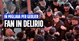 Fan in delirio per il firmacopie di Geolier