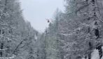 Valanga travolge 4 persone a Courmayeur: 1 ferito recuperato in elicottero