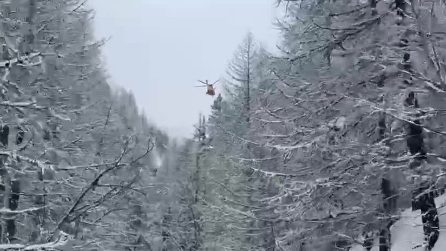 Valanga travolge 4 persone a Courmayeur: 1 ferito recuperato in elicottero